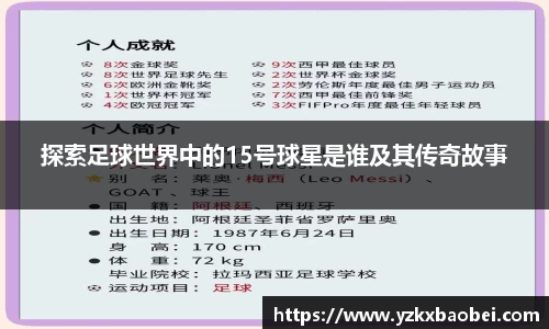 探索足球世界中的15号球星是谁及其传奇故事